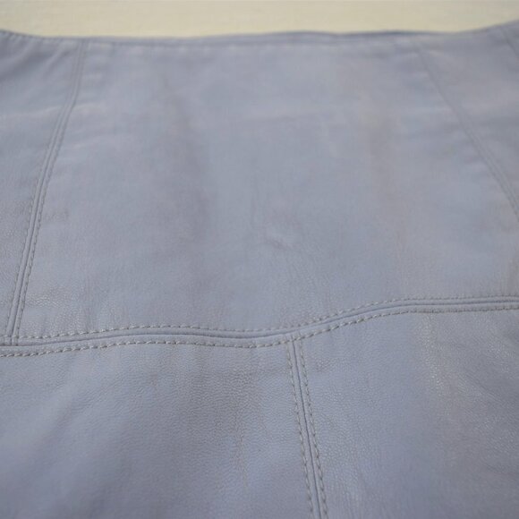 FREE PEOPLE Mini Skirt Faux Suede Wisteria Breeze Blue Days In The Sun NWT 8 - Picture 7 of 12